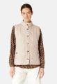 Quiltet Short Vest Light Camel – Bild 3