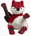 Knottie Tartan Tidings Fox, Rot/Weiss – Bild 4