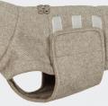 Hundemantel Brooklyn Dackel, Tweed, Beige – Bild 3