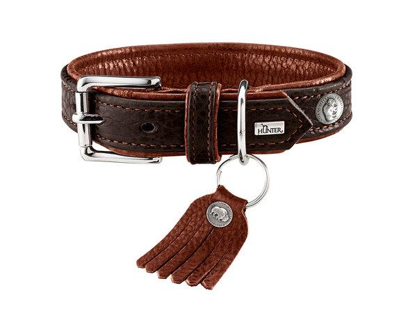 Halsband Cody Dunkelbraun/Cognac