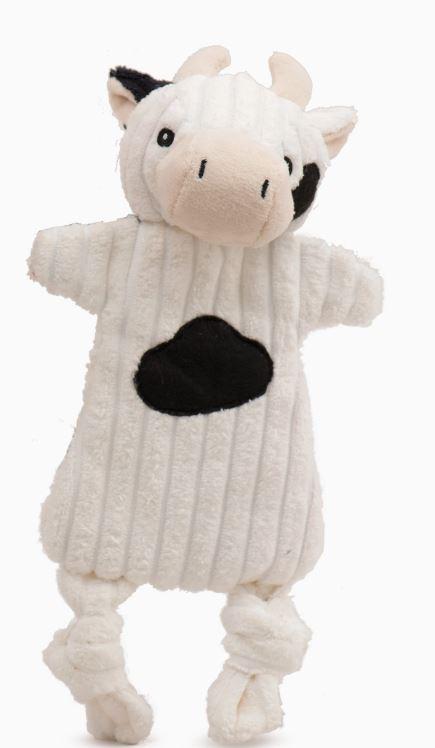 Barnyard Kuh Knottie, Flat, Schwarz/Weiss