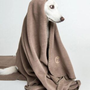 Hundedecke Soft Fleece Sand