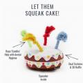 Happy Birthday Cake aus Plüsch mit Seilkerzen – Bild 2