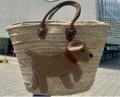 Grosse Korbtasche Hund BOBBY, SOLO