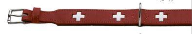 Halsband Swiss mit Schweizerkreuz Rot