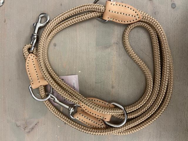 Tauleine mit Leder Camel