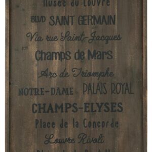 Holzschild PARIS