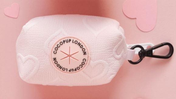 Kotbeutelspender Babyherz Rosa