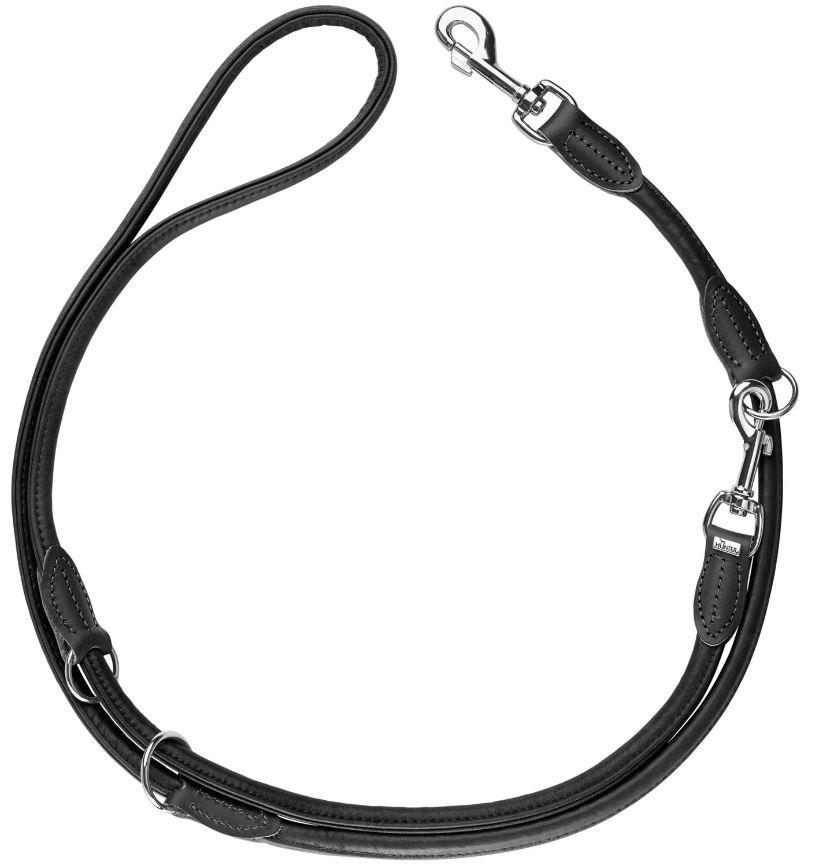 Verst. Führleine Round & Soft Canadian UP Schwarz 6mm