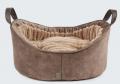 Cosy Dog Bed Deluxe Braun - Hundebett für Dackel und kleine Hunde – Bild 6