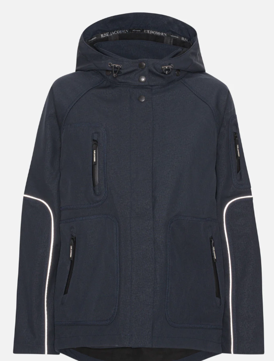Raincoat Softshell Funktional kurz Dark Indigo