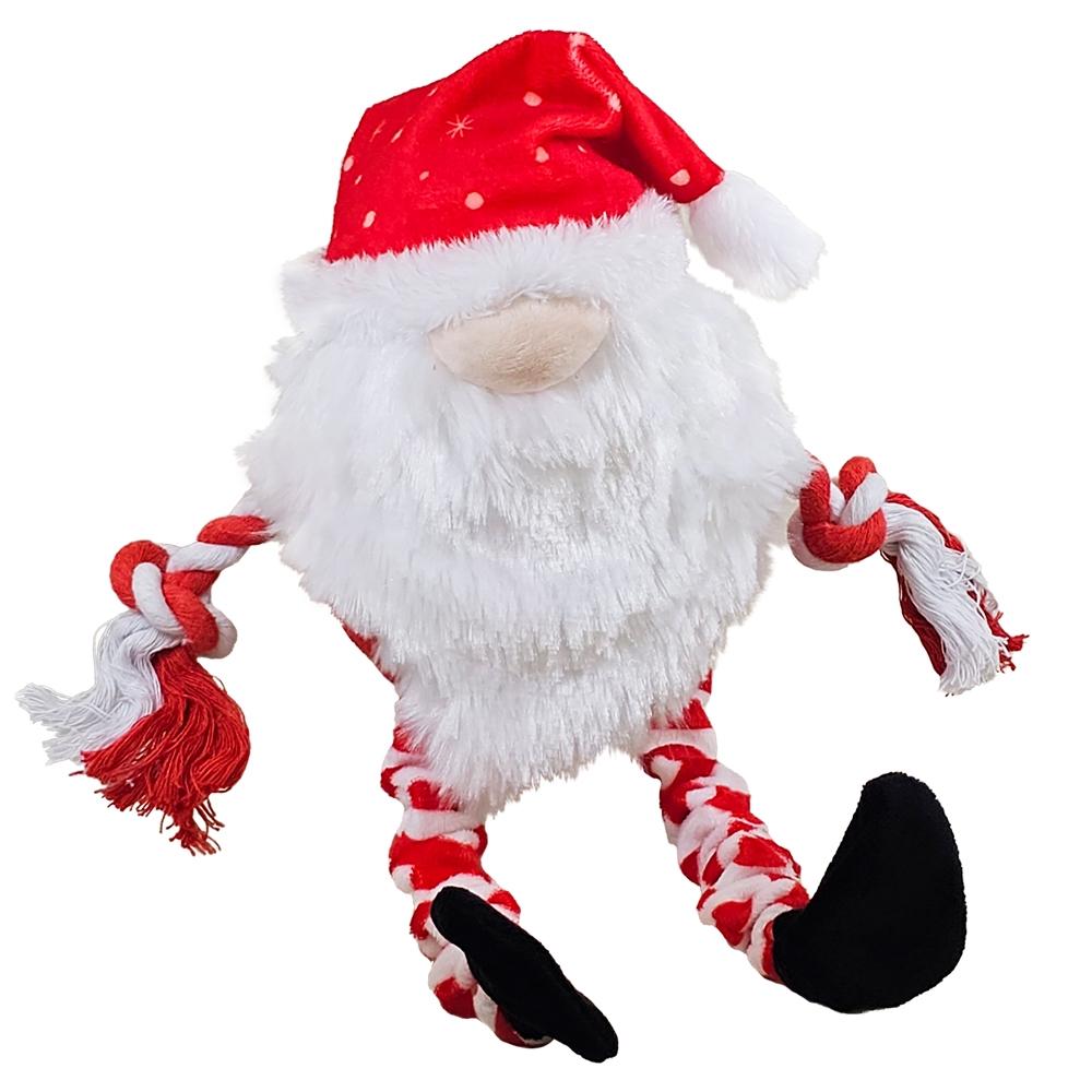 Xmas Plush for Dog Weiss-Rot