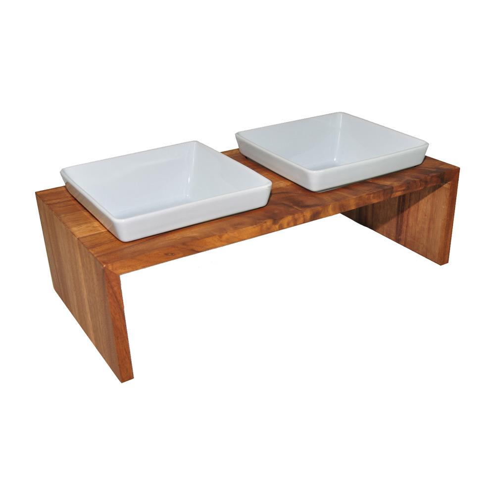 Meshidai Doppelnapf True Teak