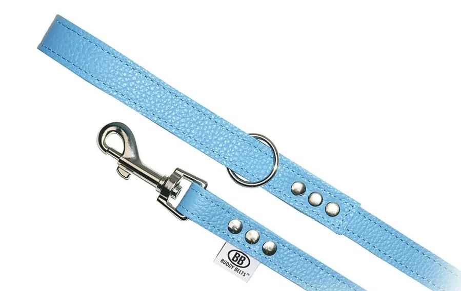 Buddy Belt Leine mit Kristall Premium Blue