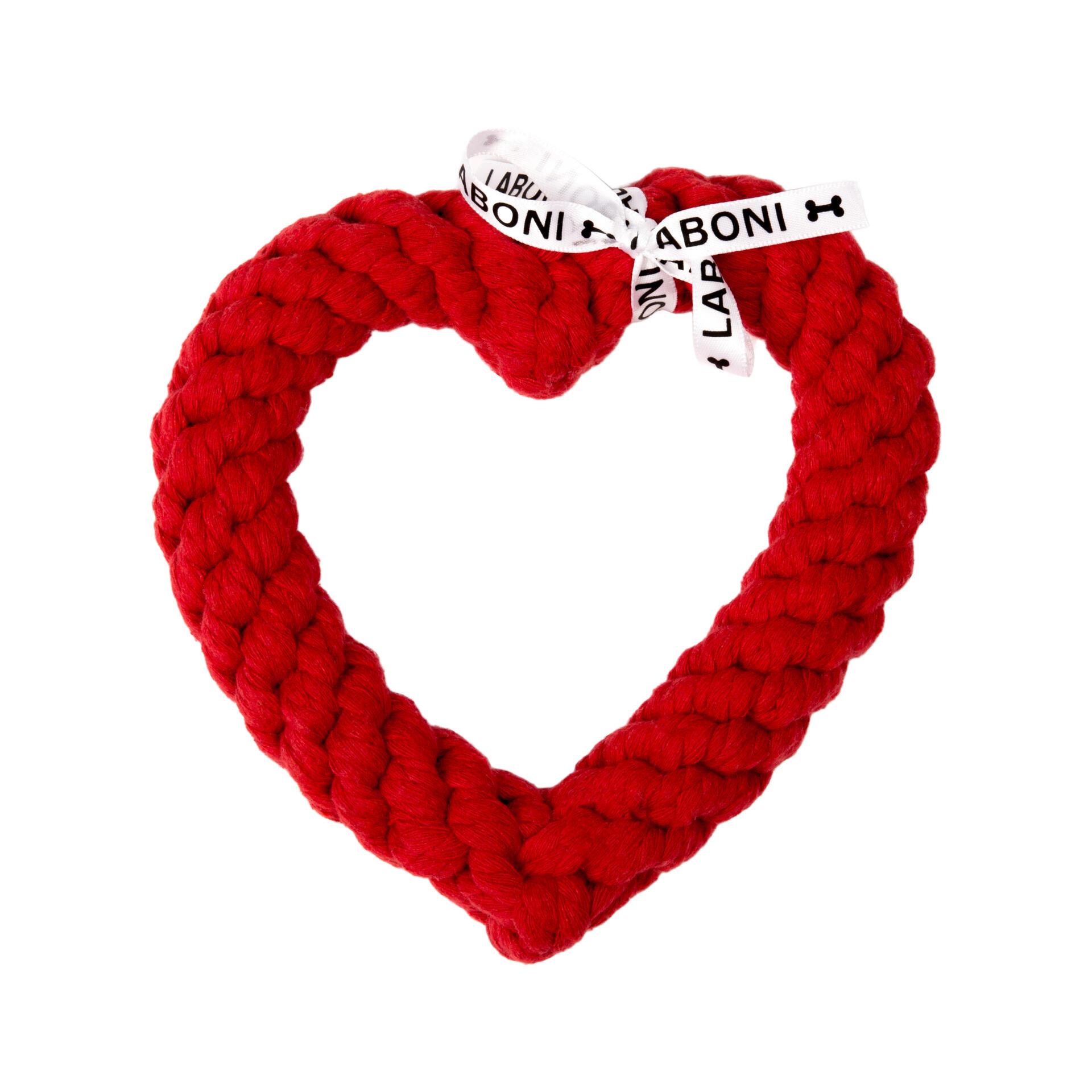 Hundespielzeug Mini Heart, Rot