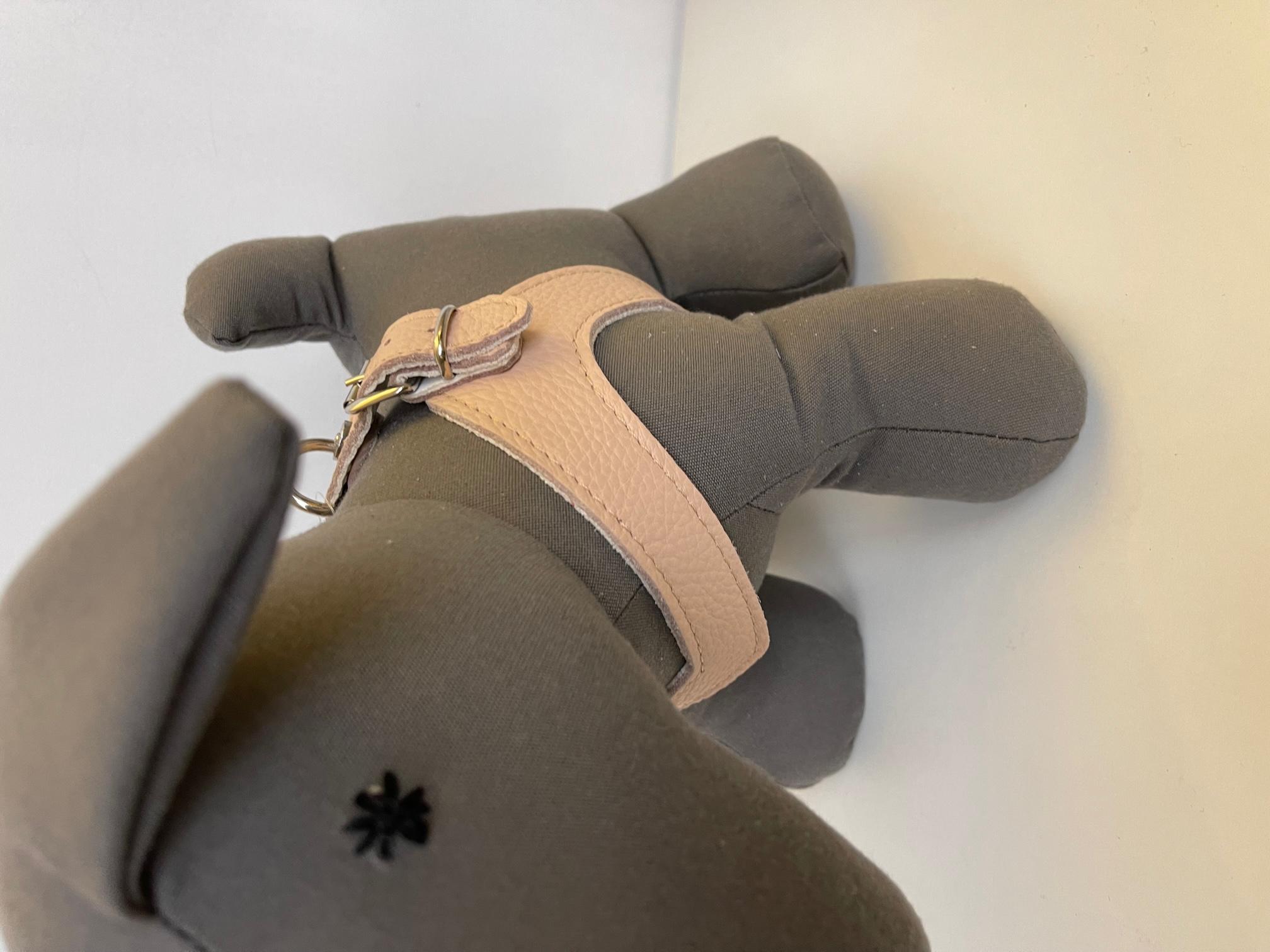 Harness aus Leder Crema