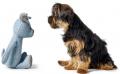 Hundespielzeug Marle Schwein Blau – Bild 2