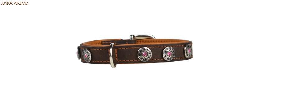 Halsband Kairo Braun/Pink