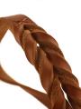 Dressurhalsband Solid Education Cognac – Bild 3