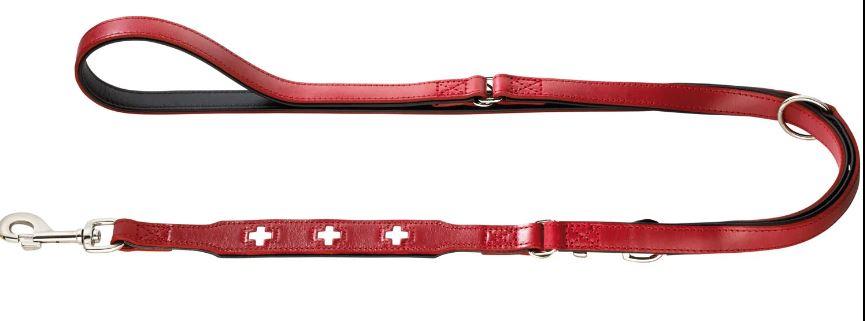 Verst. Führleine Swiss Rot