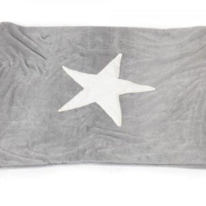 Plaid Pooch Grau, Stern Creme