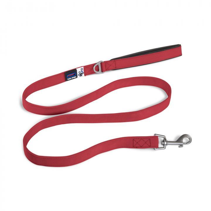 Curli Basic Nylon Führerleine Rot