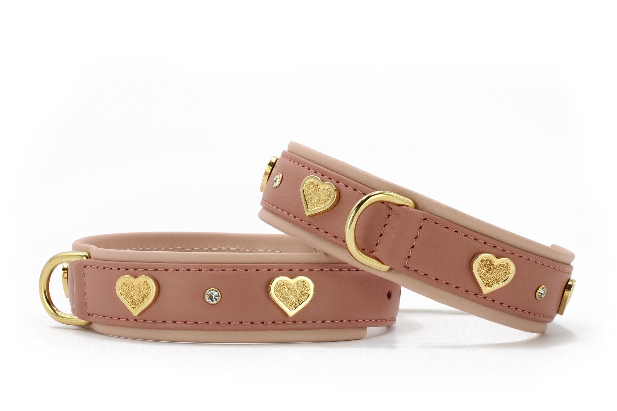 Lederhalsband Ciao Mamma Altrosa