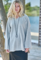 Pullover mit kleinem V-Ausschnitt Sand – Bild 3