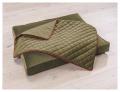 Hundesteppdecke Oxford - Samt Olive – Bild 2