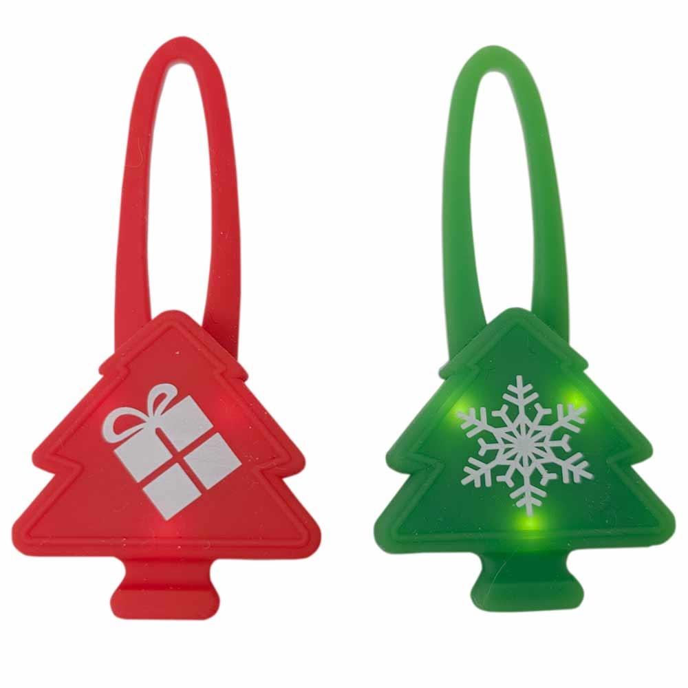 Xmas Silicon Tree flashing Gün oder Rot