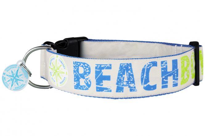 Halsband Beach Boy Weiss/Blau