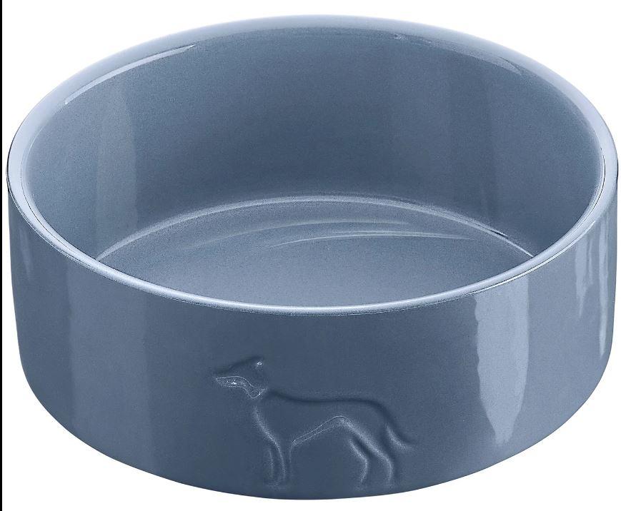 Keramik-Napf Osby, Glazed Taubenblau