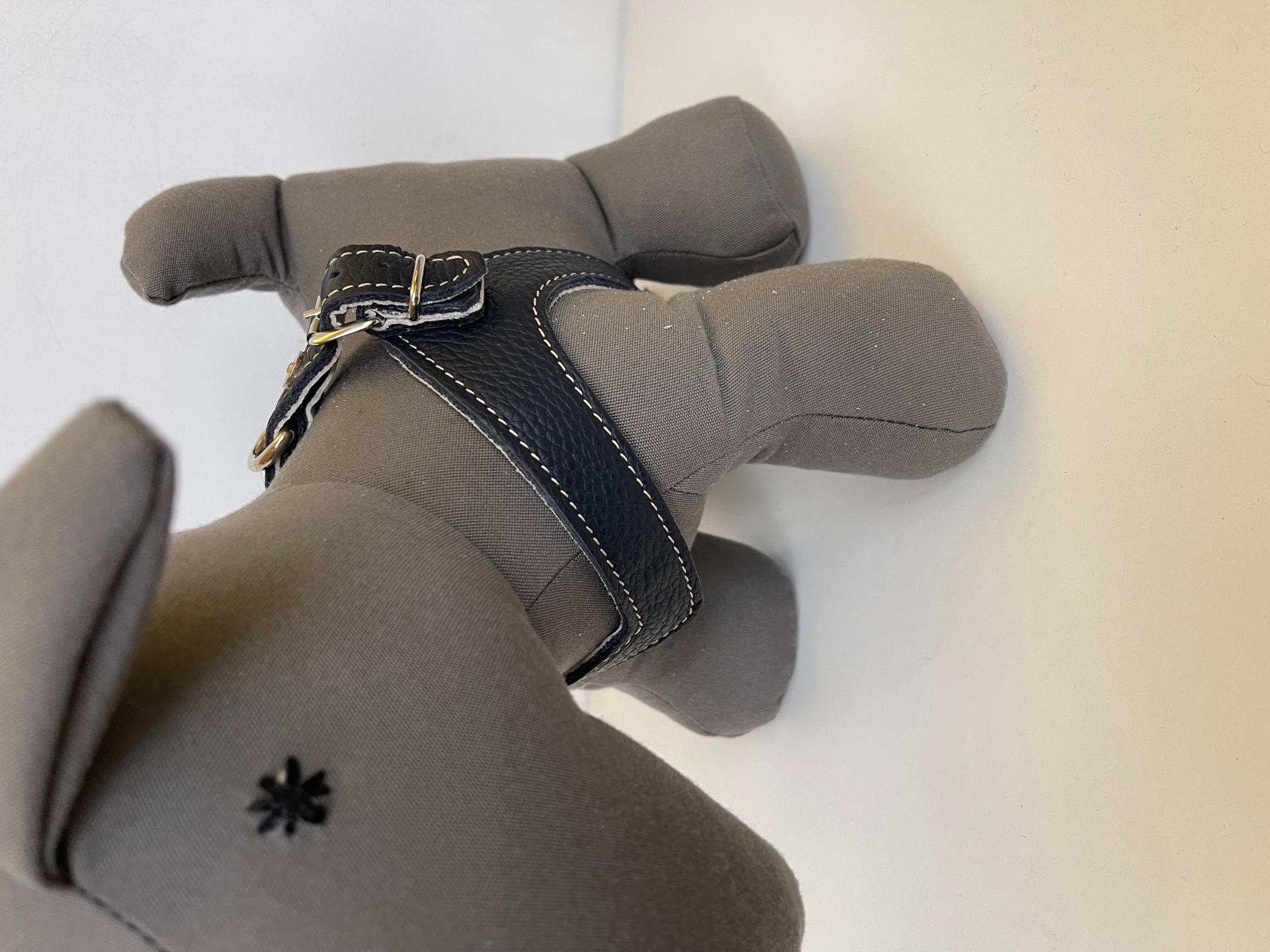Harness aus Leder Dunkelblau