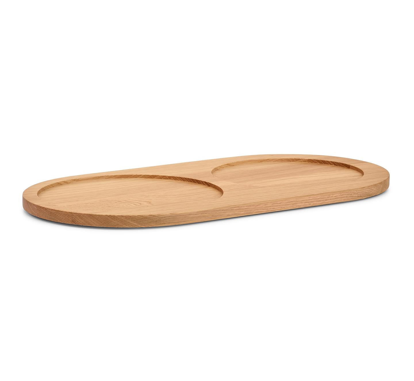 Doppio Tablett, Eiche nature