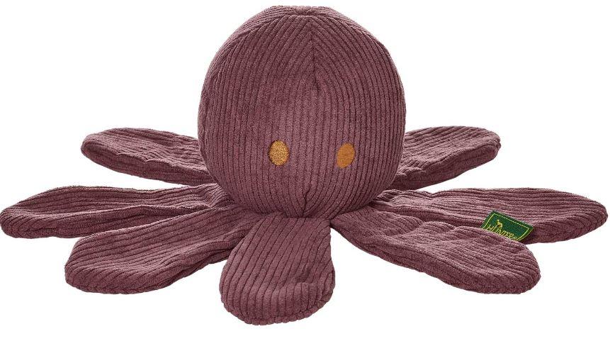 Hundespielzeug Wales Oktopus, Aubergine