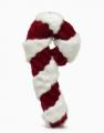 Zuckerstange Candy Cane aus Plüsch Rot/Weiss – Bild 4