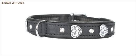 Halsband Herzilein Schwarz