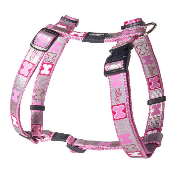 Geschirr Reflecto Hellblau oder Rosa