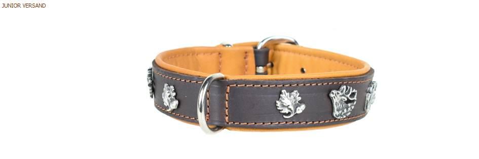 Lederhalsband JAGD