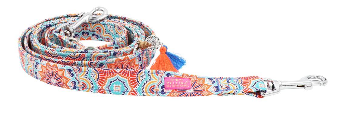 Hundeleine Hippie Blue