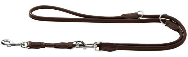 Verst. Führleine Round & Soft Elk Dunkelbraun