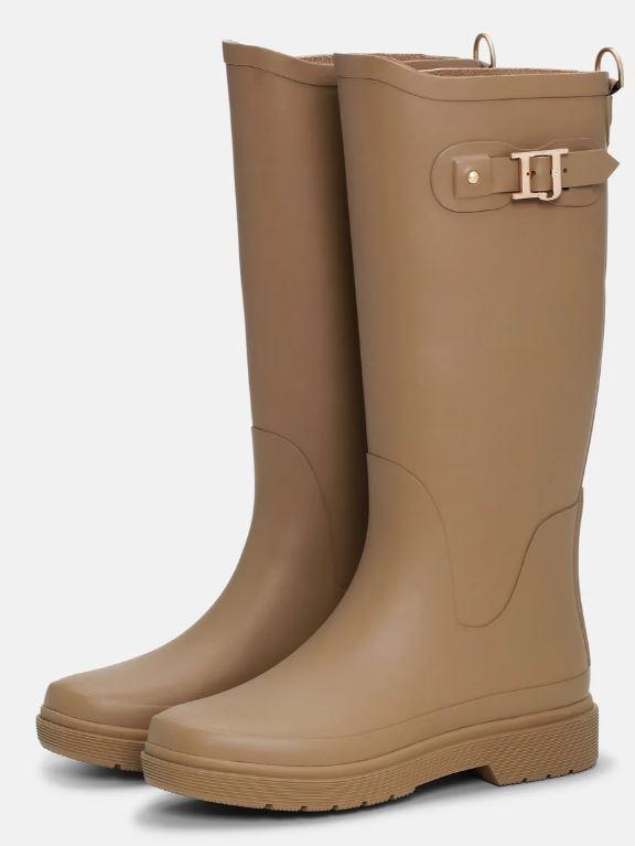 Neo Rain, Gummistiefel hoch, Mocca