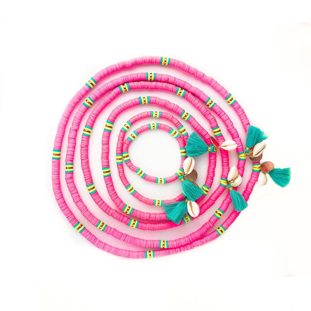 Bondi Beach Hundehalskette Pink
