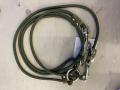 Harness aus Leder Olive – Bild 5