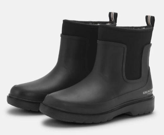 Short Rubber Boot Neo Black