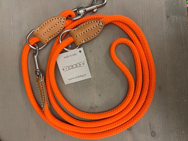 Tauleine mit Leder Orange