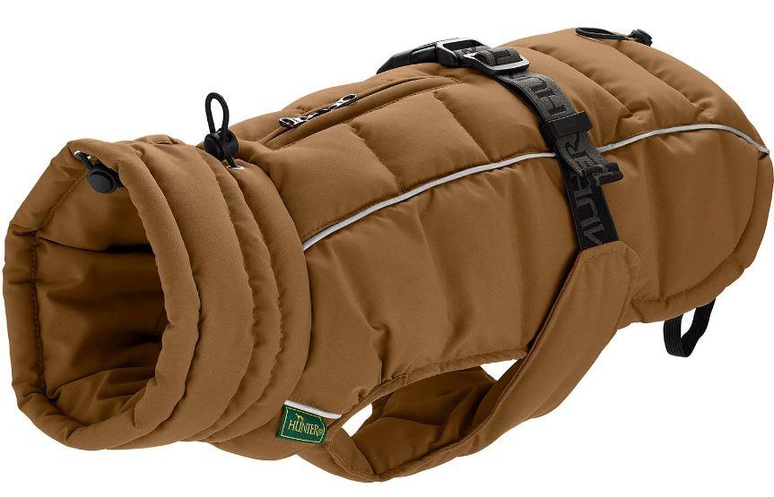 Wintermantel Paxson für Dackel Karamell