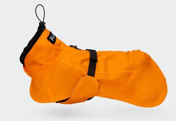 Hunderegenmantel reflektierend Orange