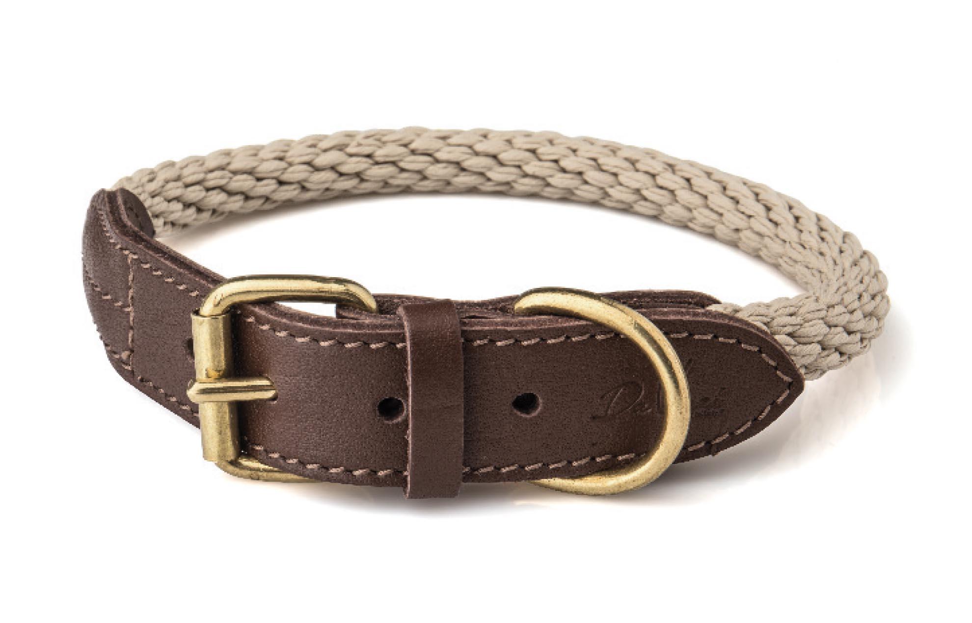 Halsband Kordel Beige